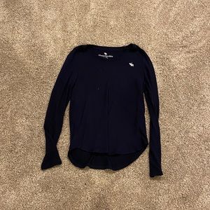Abercrombie Kids Navy Long Sleeved Shirt 13/14